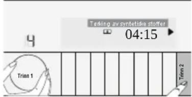 GRUNDIG GWD 59400 WBC - • Tørking av syntetiske stoffer - 1