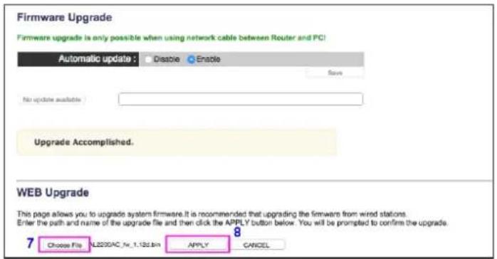 JENSEN AirLink 2200AC - Hvordan oppdatere firmware? - 6