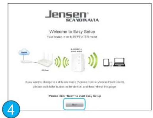 JENSEN AirLink 2200AC - Sette opp AL2200AC som repeater (side 1 av 2) - 1