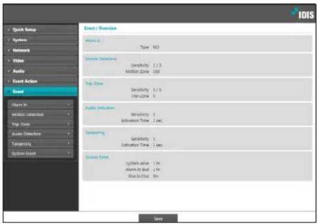 IDIS DC-D3233HRX-N - Event - 1