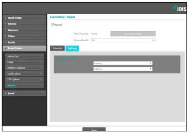 IDIS DC-D3233HRX-N - Settings - 1