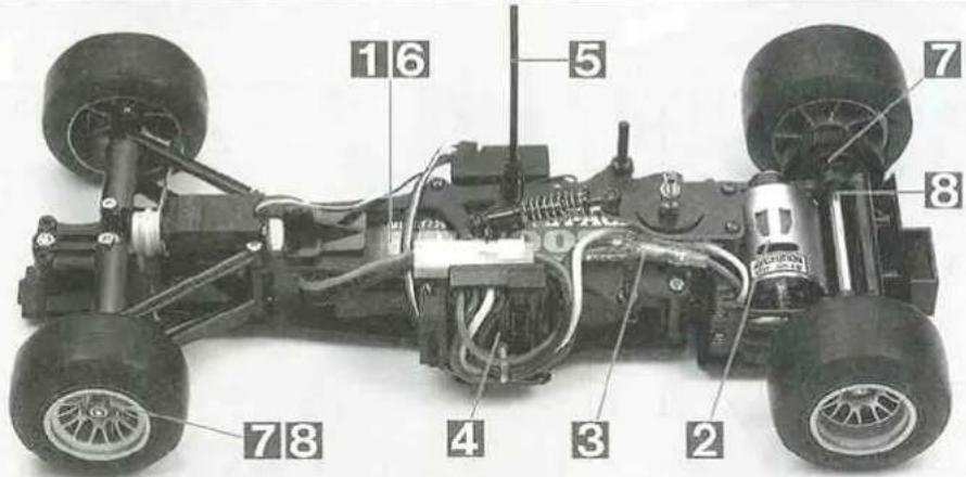 TAMIYA F104 - PROCEDURE DE MISE EN MARCHE - 1
