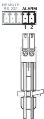 REMOTE RS-232 ALARM 1 2