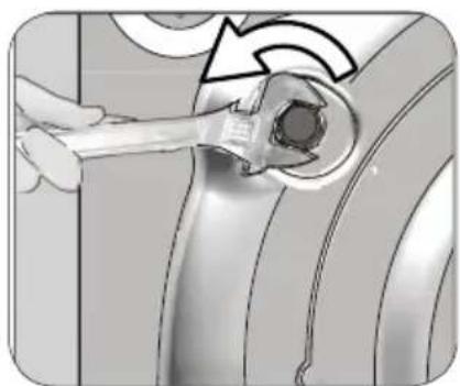 Cylinda FT 5686 - Removing transportation safety bolts - 2