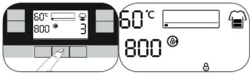 Cylinda FT 5686 - To activate the Child Lock: - 2