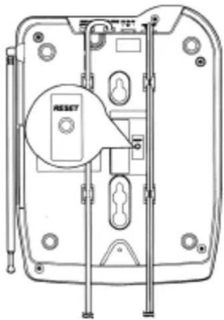 UNIDEN XCAI 680 - Using the Reset Button - 1