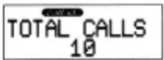 UNIDEN XCAI 680 - LCD with Handset off Base and caller id Pressed. - 1
