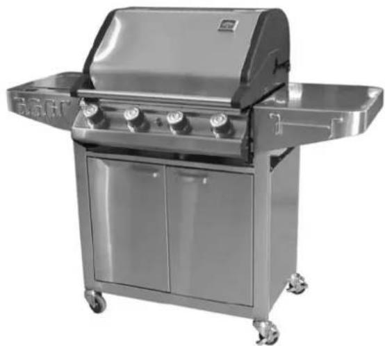 Nordic Season Alabama - Monterings- og bruksanvisning for Alabama-gassgrillen med 4 brennere i rustfritt stål - 1