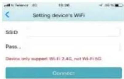 Vera W15 - Oppsett av WiFi bruker - 1