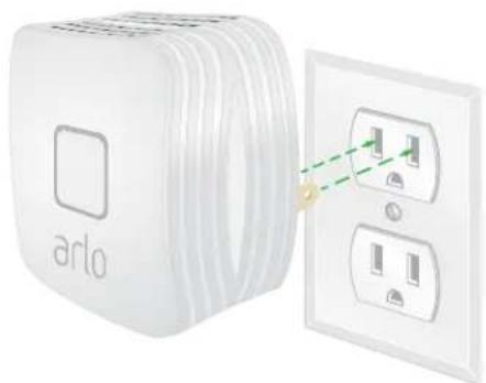 ARLO Security Light System ALS-1103 - To power on the Arlo Bridge: - 1