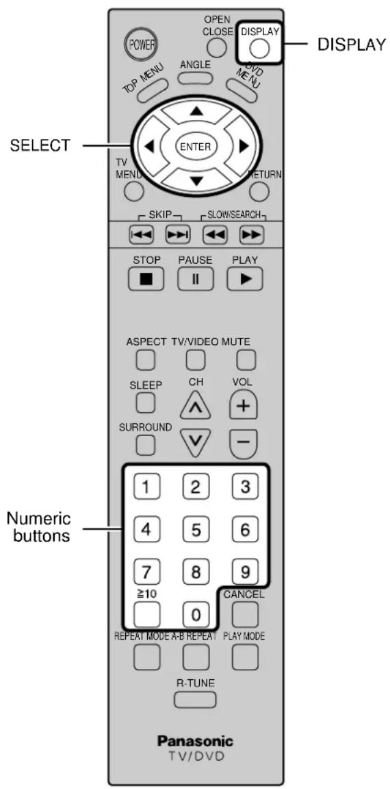PANASONIC TC-15DT2 - To return to normal play - 1