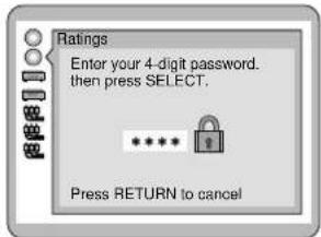 PANASONIC TC-15DT2 - When the player is locked - 1
