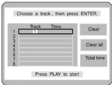 PANASONIC TC-15DT2 - Press ENTER and press SELECT (▲, ▼) button to select the track. - 1