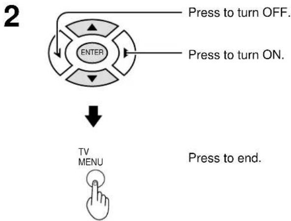 PANASONIC TC-15DT2 - Switching to 3D Y/C FILTER - 3