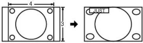 PANASONIC TC-15DT2 - ASPECT button - 3