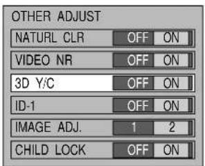 PANASONIC TC-15DT2 - Switching to 3D Y/C FILTER - 2