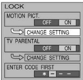PANASONIC TC-15DT2 - Selecting broadcasts to lock. - 2
