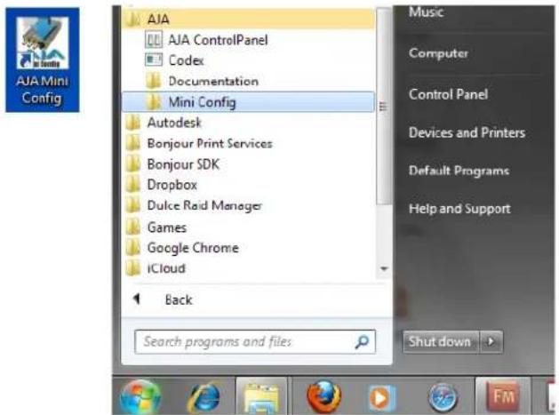 AJA AIA ControlPanel Codex Documentation Mini Config Autodesk Bonjour Print Services Bonjour SDK Dropbox Dulce Raid Manager Games Google Chrome iCloud Back Search programs and files Music Computer Control Panel Devices and Printers Default Programs Help and Support Shut down