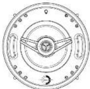 Crestron SAROS ICE8LPT - Saros® Low Profile & Saros Express Low Profile 2-Way In-Ceiling Speakers - 2