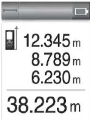12.345 m 8.789 m 6.230 m 38.223 m