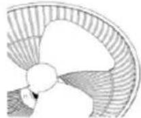 Anslut 412-005 - ASSEMBLY OF THE FAN BLADE AND GRILLE - 2