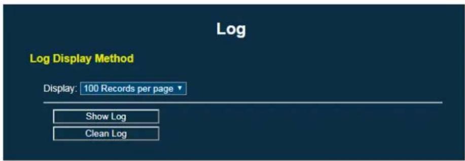 ACTi R21CF-31 - Log at Web Interface - 1