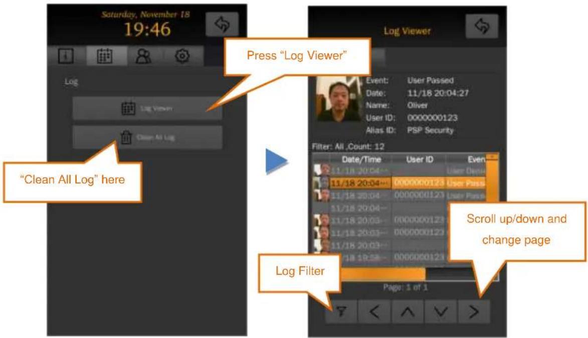 ACTi R21CF-31 - Log on the Touch Screen Interface - 1
