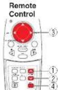 TOSHIBA TLP-T601 - ■ Enlarging the picture size (Resize) - 4