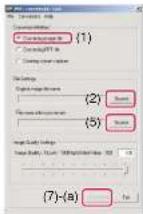 TOSHIBA TLP-T601 - ●Converting an image file - 1