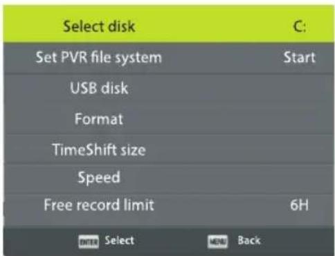 Orava LT-630 LED E93B - PVR file system - 1