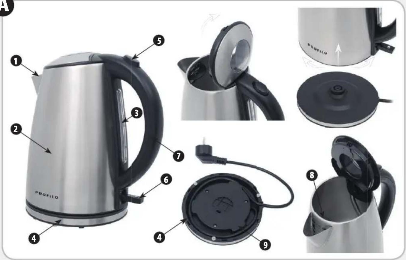 Profilo PCK1274X - dayanıklı ev aletleri - 1
