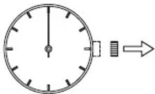 ORIENT Contemporary UNG7003B - ◆ УСТАНОВКА ВРЕМЕНИ [Модель с двумя или тремя стрелками] - 1