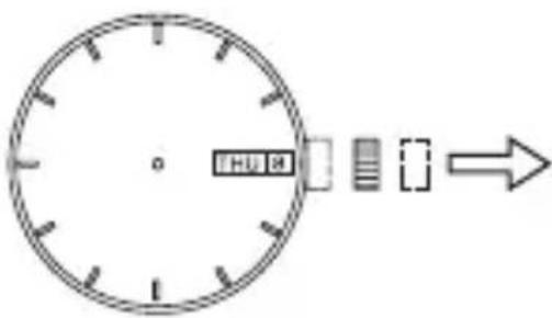 ORIENT Contemporary UNG7003B - ◆ CÓMO AJUSTAR EL CALENDARIO - 2