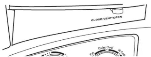 CLOSE-VENT-OPEN Ferr Quiet Cool High Cool