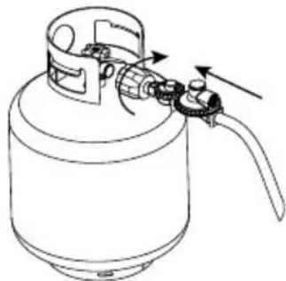 Powermate DF3500E - Connect LPG Tank - 1