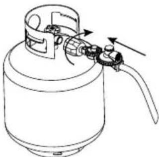 Powermate DF3500E - Raccord du réservoir de GPL - 1