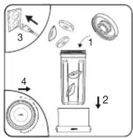GRUNDIG VB 8760 - Vacuum program with the bottle - 1