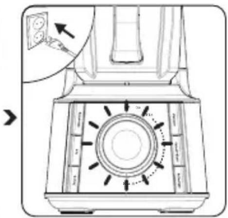 Technical diagram of a mechanical device with labeled components and directional arrows indicating motion or movement.