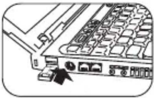 Logik LKBWLPP13 - Connecting the USB Receiver - 1