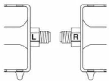 L R