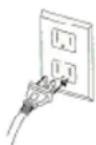 HITACHI VT-MX4530A - Plug in the VCR power cord - 1