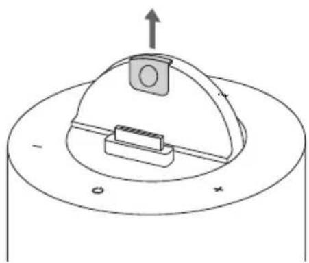 HITACHI HPS50E - Inserting the iPod/iPhone and Selecting DOCK iPod Mode - 6