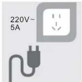 220V~ 5A