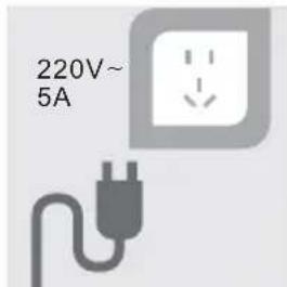 220V~ 5A