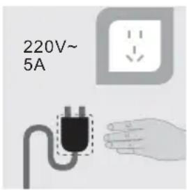 220V~ 5A
