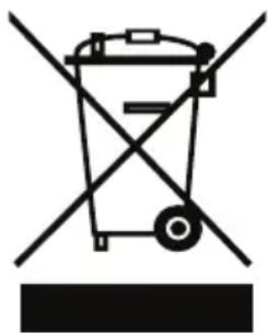 Symbol of a trash bin crossed with diagonal lines, no text or labels present