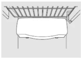 GE PSI23MGNBB - Compartimento del refrigerador—Luz superior. - 2
