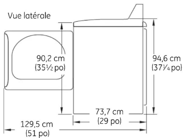 GE UPGT650EHMG - ESPACE LIBRE MINIMAL AUTRE QUE POUR UNE INSTALLATION ENCASTRÉE - 2