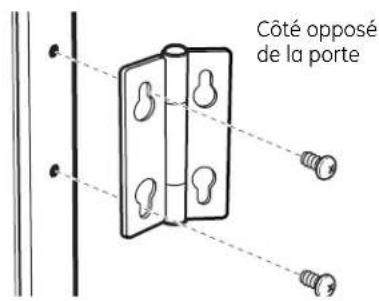 GE UPGT650EHMG - INVERSEZ LE LOQUET DE LA PORTE - 1