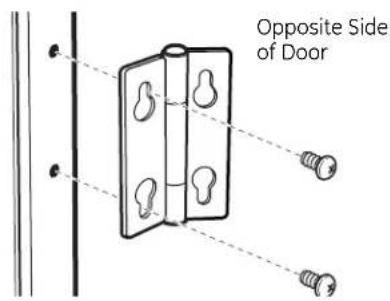 GE UPGT650EHMG - REMOVE HINGES AND REHANG DOOR - 2